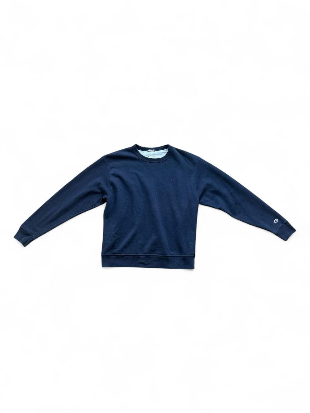 Champion Authentic Athleticwear Navy Crewneck Sweatshirt Size Large